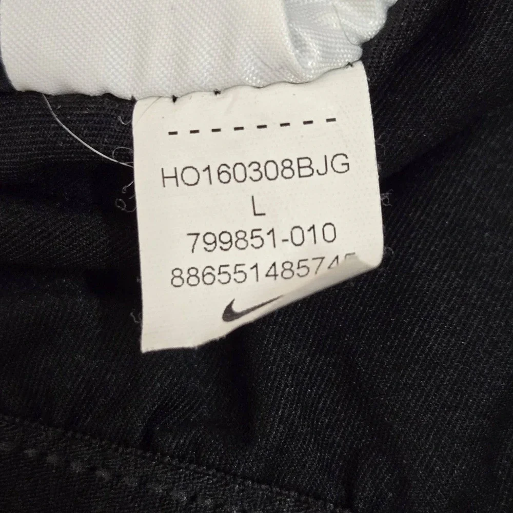 Stanford Cardinal Women Jacket L Black Nike Logo Aeroloft 800‎ Down Puffer